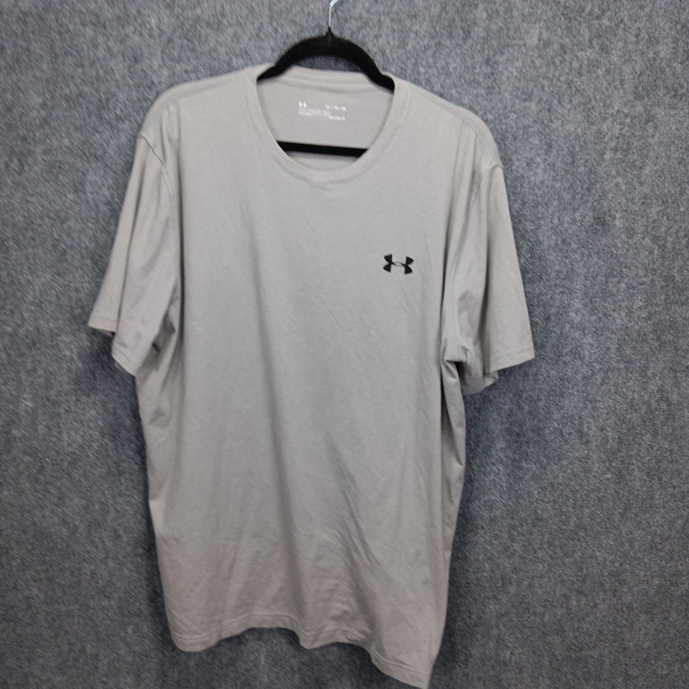 Under Armour Heatgear Loose Tee Athletic T Shirt Gray XL Pullover Workout Mens